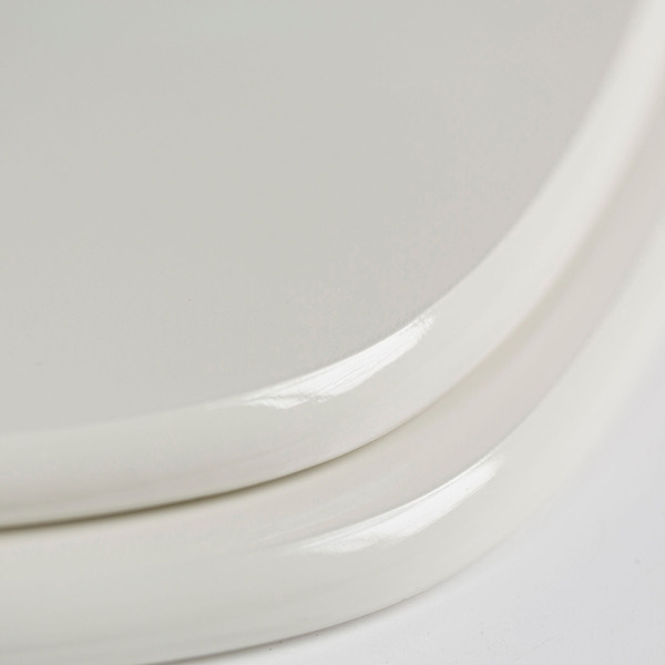 Assento Sanitário Formatos Thema com Fechamento Comum Oval MDF Biscuit Sicmol - Image 4