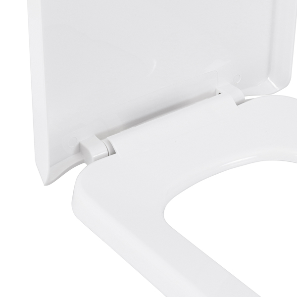 Assento Sanitário Lyon/Misti Polipropileno Fechamento Suave Branco Sensea - Image 7
