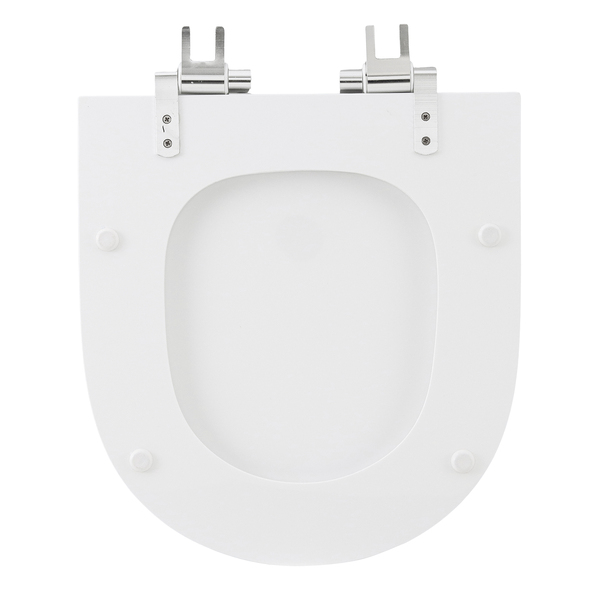 Assento Sanitário Formatos Riviera e Smart com Soft Close Quadrado Poliéster Branco Sensea - Image 9