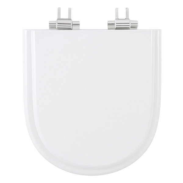 Assento Sanitário Formatos Riviera e Smart com Soft Close Quadrado Poliéster Branco Sensea - Image 2