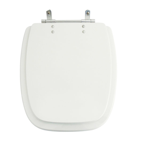 Assento Sanitário Formatos City com Fechamento Comum Oval Resina Branco Policlass