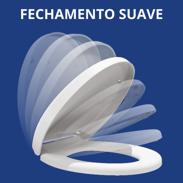 Assento Sanitário Aspen Polipropileno Fechamento Suave Gelo Astra - Image 4