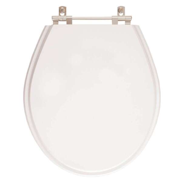 Assento Sanitário Carina Branco Para Vaso Ideal Standard - Image 6