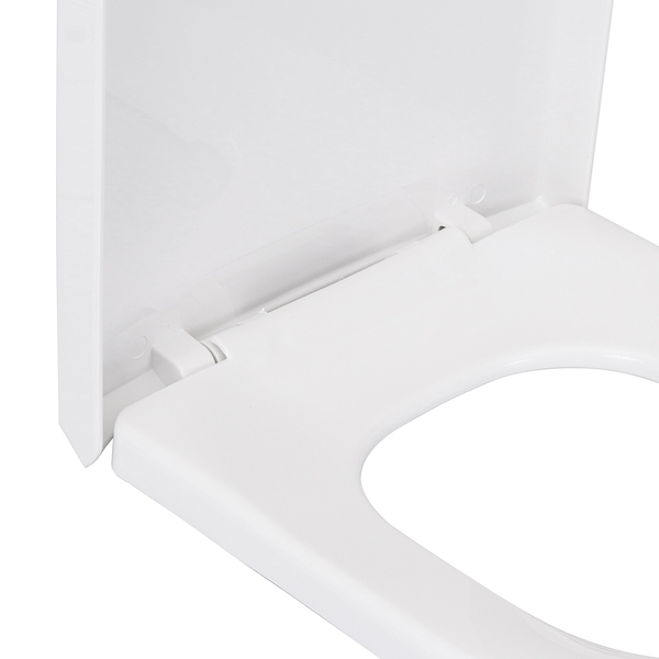 Assento Sanitário Carrara|Duna Polipropileno Fechamento Suave Branco Sensea - Image 6