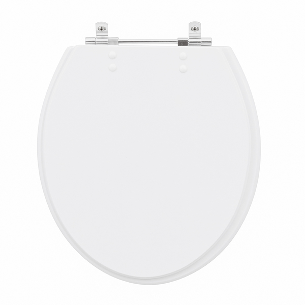 Assento Sanitário Convencional com Fechamento Comum Oval Poliéster Branco Sensea - Image 2