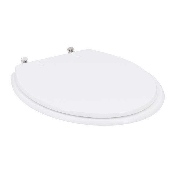 Assento Sanitário Convencional com Fechamento Comum Oval Poliéster Branco Sensea - Image 3