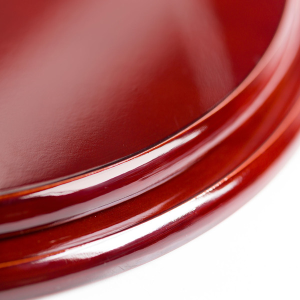 Assento Sanitário Convencional com Fechamento Comum Oval MDF Mogno Sicmol - Image 5