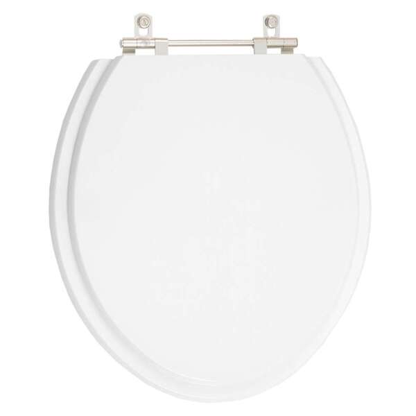 Assento Sanitário Convencional Oval Branco Para Vaso Deca - Image 8