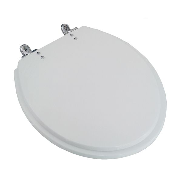 Assento Sanitário Convencional Resina Branca com Fechamento Comum Policlass