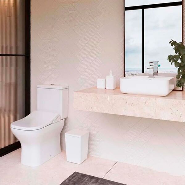 Assento Sanitário Deca Smart Ap.415b.17 Com Ducha E Luz Noturna Branco - Image 8