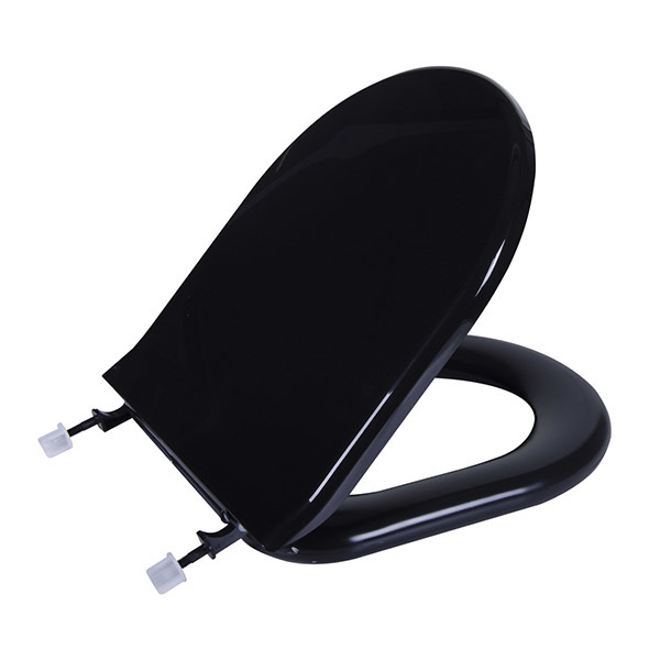 Assento Sanitário Calypso & Calypso Plus Plástico Preto Fechamento Comum Astra - Image 3