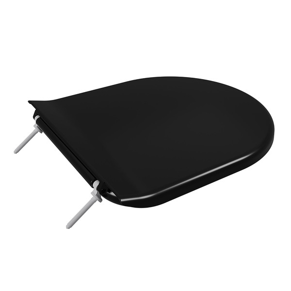 Assento Sanitário Calypso & Calypso Plus Plástico Preto Fechamento Comum Astra - Image 2