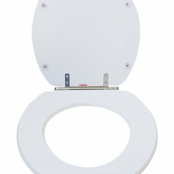 Assento Sanitário Flamingo - Fabribam Branco - Image 4
