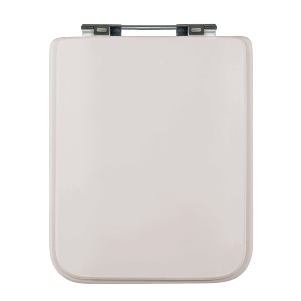 Assento Sanitário Formatos Square com Fechamento Comum Quadrado Madeira Bone Sicmol