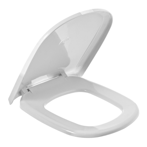 Assento Sanitário Etna Polipropileno Branco Fechamento Comum Tupan
