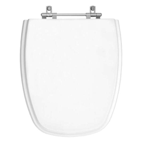 Assento Sanitário Laqueado Monte Carlo Branco Para Vaso Deca - Image 7