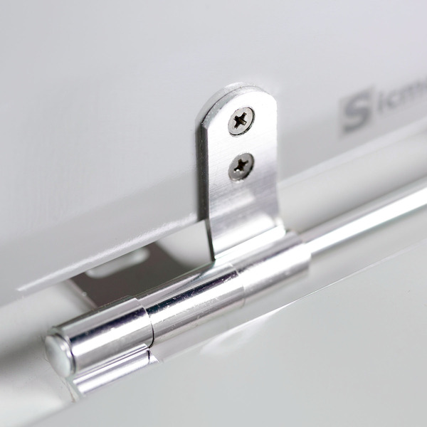 Assento Sanitário Formatos Vogue Plus e Etna com Fechamento Comum Quadrado MDF Cinza Real Sicmol - Image 5