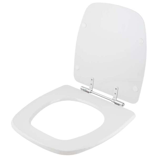 Assento Sanitário Poliester Flex Branco Para Vaso Deca - Image 2