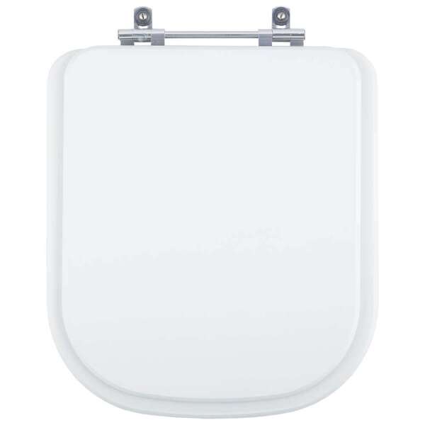 Assento Sanitário Quadra Branco Para Vaso Deca - Image 7