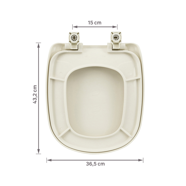 Assento Sanitário Sabatini Polipropileno Palha Fechamento Suave Tupan - Image 9