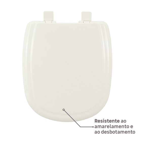 Assento Sanitário Sabatini Polipropileno Palha Fechamento Suave Tupan - Image 2