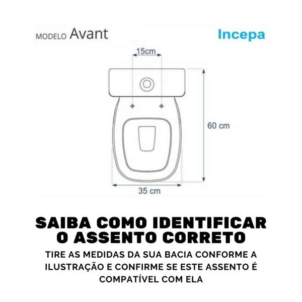 Assento Sanitario Soft Close Branco Incepa - Unico - Image 7