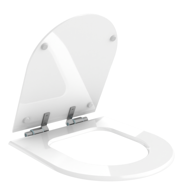 Assento Sanitário Vogue Plus com Fechamento Suave D Branco Policlass - Image 3