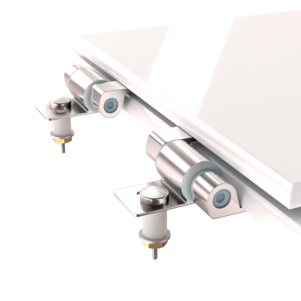 Assento Sanitário Vogue Plus com Fechamento Suave D Branco Policlass - Image 2