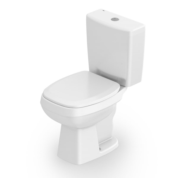 Bacia Com Caixa Acoplada Ecoflush 3/6 Lts P City Branco Celite - Image 2