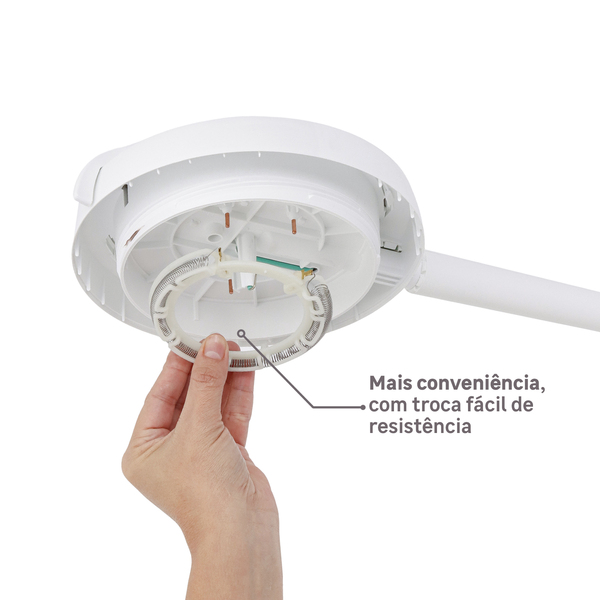 Chuveiro Elétrico Multitemperatura 127V (110V) 5500w Branco Redondo Fashion Lorenzetti - Image 3