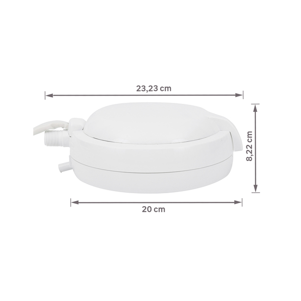 Chuveiro Elétrico Multitemperatura 127V (110V) 5500w Branco Redondo Fashion Lorenzetti - Image 6