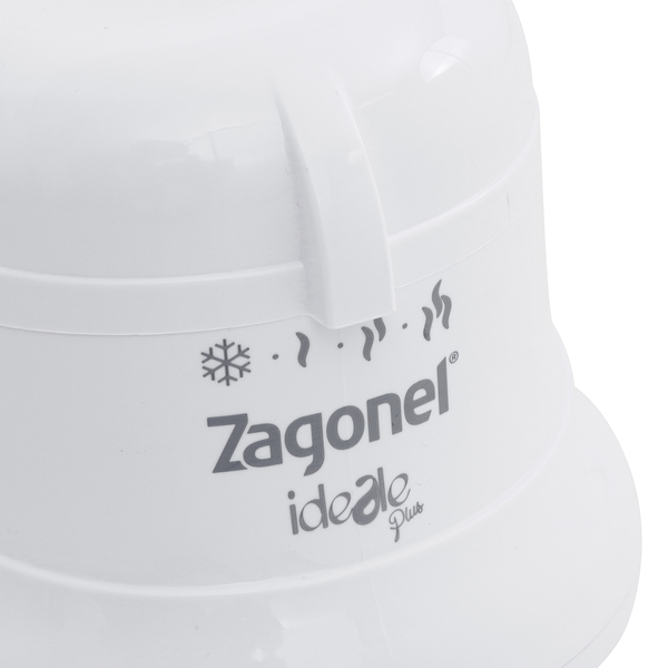 Chuveiro Elétrico Multitemperatura 127V (110V) 5500w Branco Redondo Ideale Plus sem Cano Zagonel - Image 3