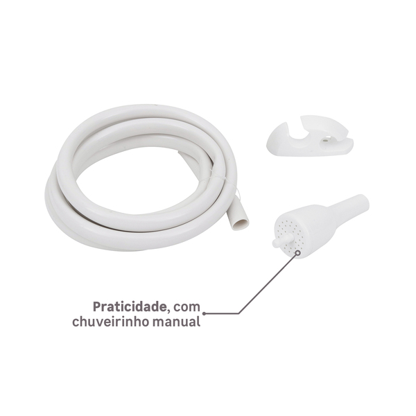 Chuveiro Elétrico Multitemperatura 127V (110V) 5500w Branco Redondo Relax Lorenzetti - Image 6