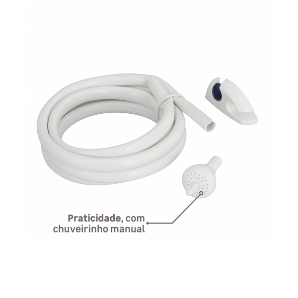 Chuveiro Elétrico Multitemperatura 127V (110V) 5500w Cromado Redondo Tradição Lorenzetti