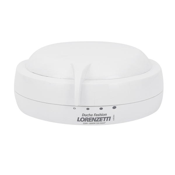 Chuveiro Elétrico Multitemperatura 220V 6800w Branco Redondo Fashion Lorenzetti