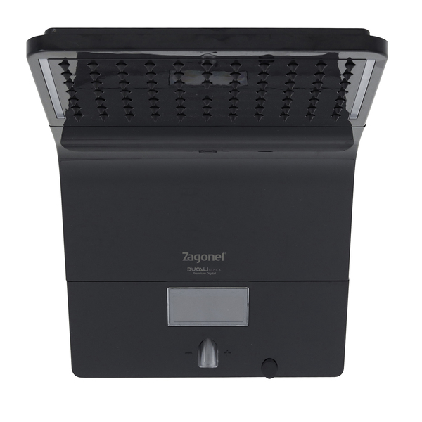 Chuveiro Elétrico Híbrido Eletrônico com Visor Digital 127V (110V) 5500w Preto Quadrado Ducali Premium Digital Zagonel - Image 4