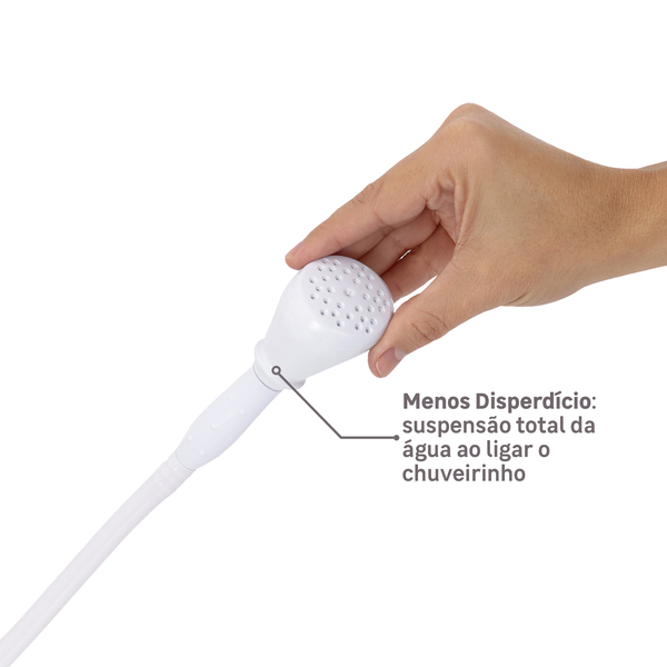 Chuveiro Elétrico Híbrido Eletrônico com Visor Digital 220V 7500w Branco Quadrado Ducali Premium Digital Zagonel - Image 9