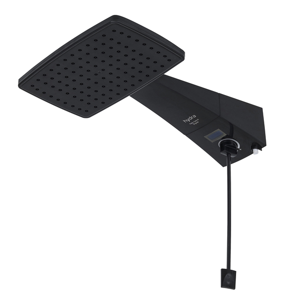 Chuveiro Elétrico Híbrido Eletrônico com Visor Digital 220V 7700w Preto Quadrado Polo Plus Hydra