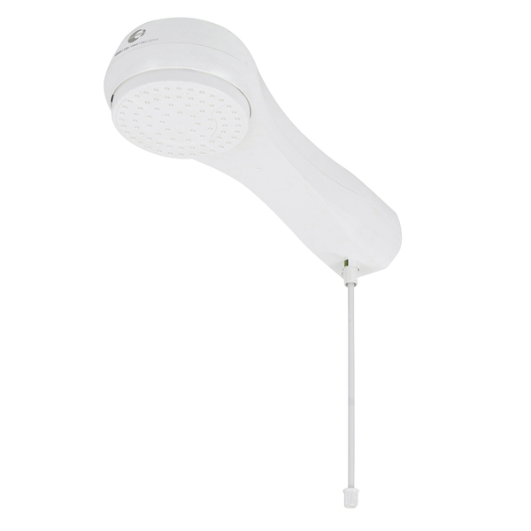 Chuveiro Elétrico Eletrônico 220V 6800w Branco Redondo Luka Equation