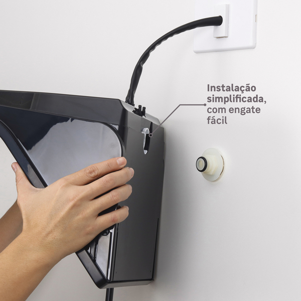 Chuveiro Elétrico Eletrônico 220V 7500w Preto Quadrado Ducali Zagonel - Image 5