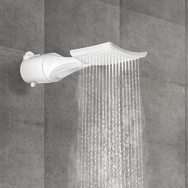 Chuveiro Elétrico Loren Mostrarer Multitemperatura 5500W 127V (110V) Branco Lorenzetti - Image 4