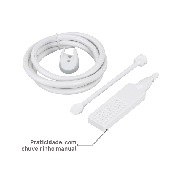 Chuveiro Elétrico Eletrônico 220V 7800w Branco Quadrado Acqua Duo Ultra Lorenzetti - Image 9