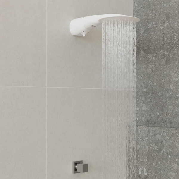 Chuveiro Elétrico Eletrônico 220V 7500w Branco Redondo com Pressurizador Advanced Lorenzetti - Image 2