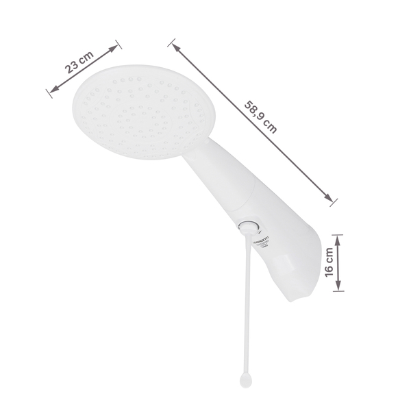 Chuveiro Elétrico Eletrônico 220V 7500w Branco Redondo com Pressurizador Advanced Lorenzetti - Image 10