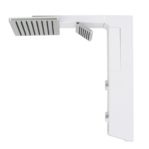 Chuveiro Elétrico Eletrônico com Visor Digital 220V 7700w Branco e Cromado Quadrado Falls Digital Hydra - Image 2