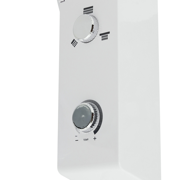 Chuveiro Elétrico Eletrônico 220V 7700w Branco e Cromado Quadrado Falls Hydra - Image 10