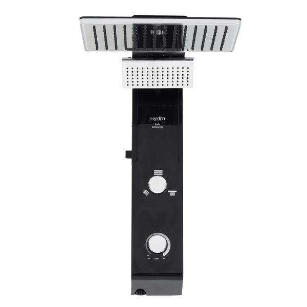 Chuveiro Elétrico Eletrônico 220V 7700w Preto e Cromado Quadrado Falls Hydra - Image 2
