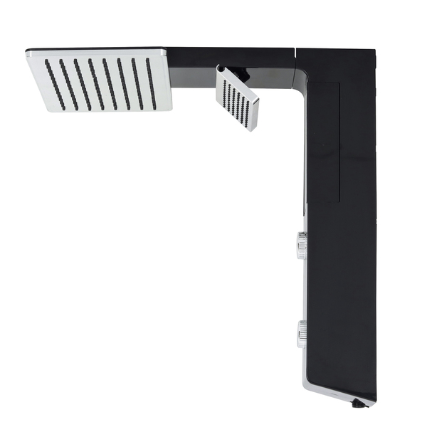 Chuveiro Elétrico Eletrônico 220V 7700w Preto e Cromado Quadrado Falls Hydra - Image 3