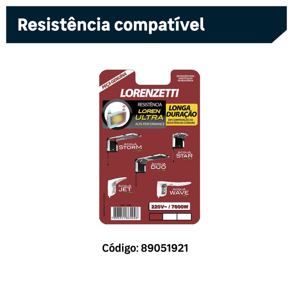 Chuveiro Eletrônico 220V 7800W Preto e Cromado Acqua Jet Lorenzetti - Image 4