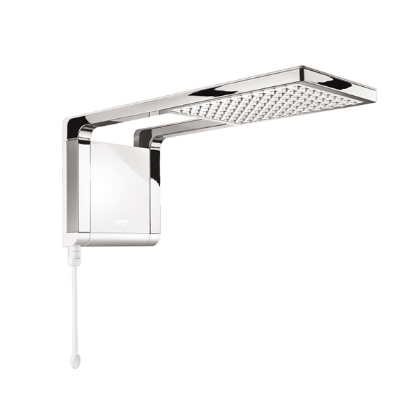 Chuveiro Eletrônico 220V 6800W Branco e Cromado Acqua Storm Lorenzetti